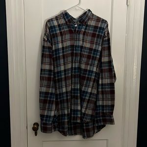 IZOD Flannel Button Down
